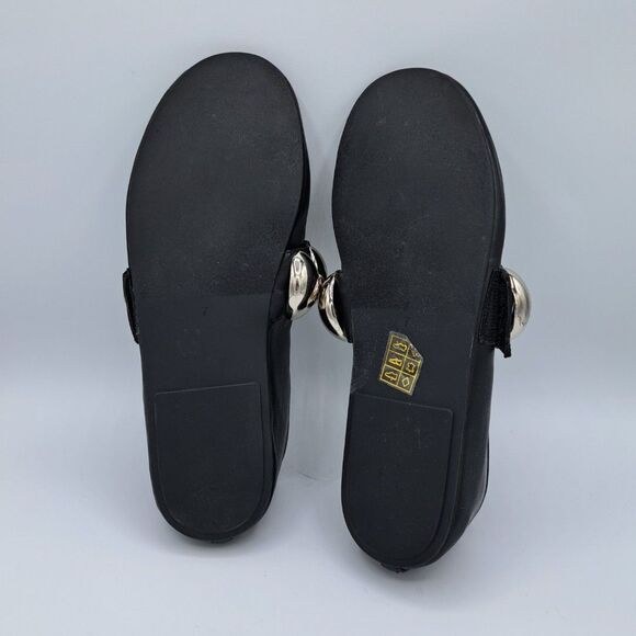 Jeffrey Campbell Mary Jane Ballet Flats Black Stud Embellished Size 7 - Picture 6 of 11